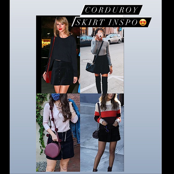 100% Organic Cotton Zipped Mini Corduroy Skirt - Picture 12 of 14